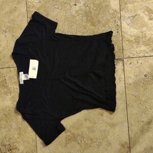 Rib Baby Tee M NWT